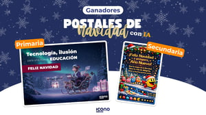 Concurso de Postales Navideñas ICONO 2025 🎄 ¡Descubre la postal ganadora!